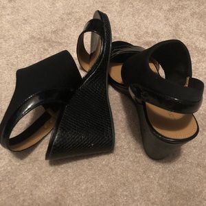 Calvin Klein wedge sandals 7.5. Sold elsewhere!
